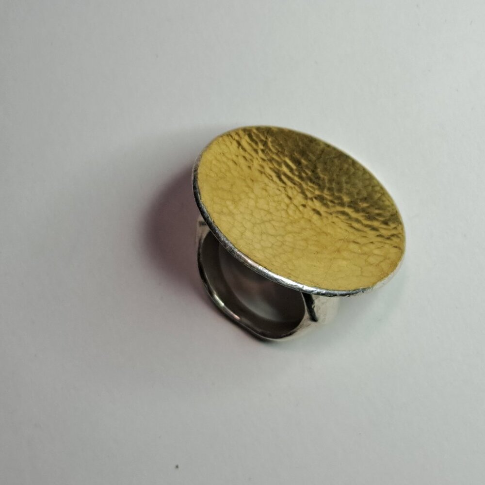 Gurhan 24k Gold & Silver Ring - One of a Kind!